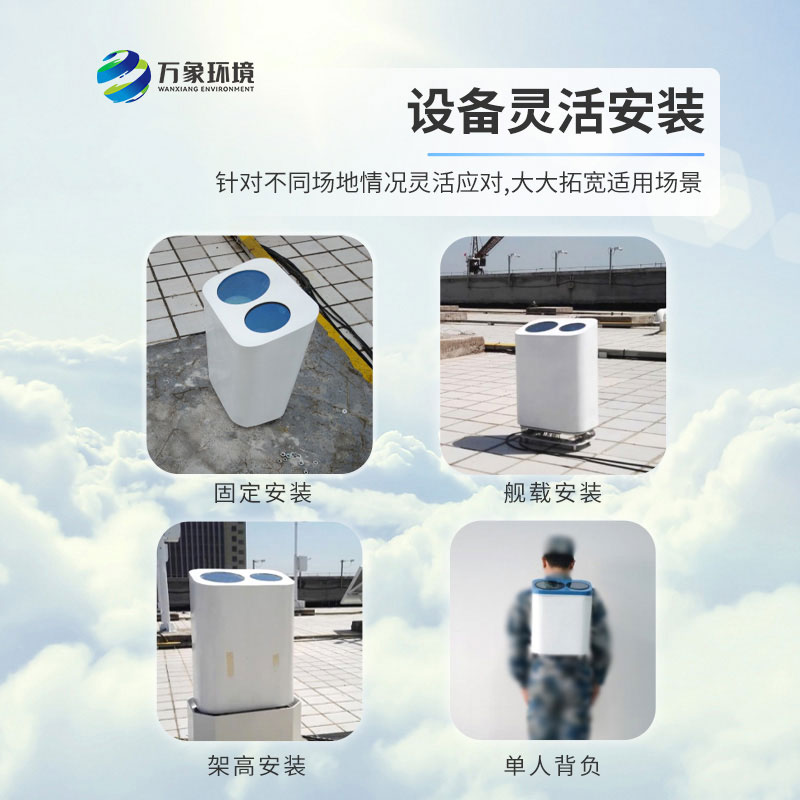 便攜式激光云高儀測(cè)量氣溶膠、云層高度，云層厚度、云量和垂直能見(jiàn)度等