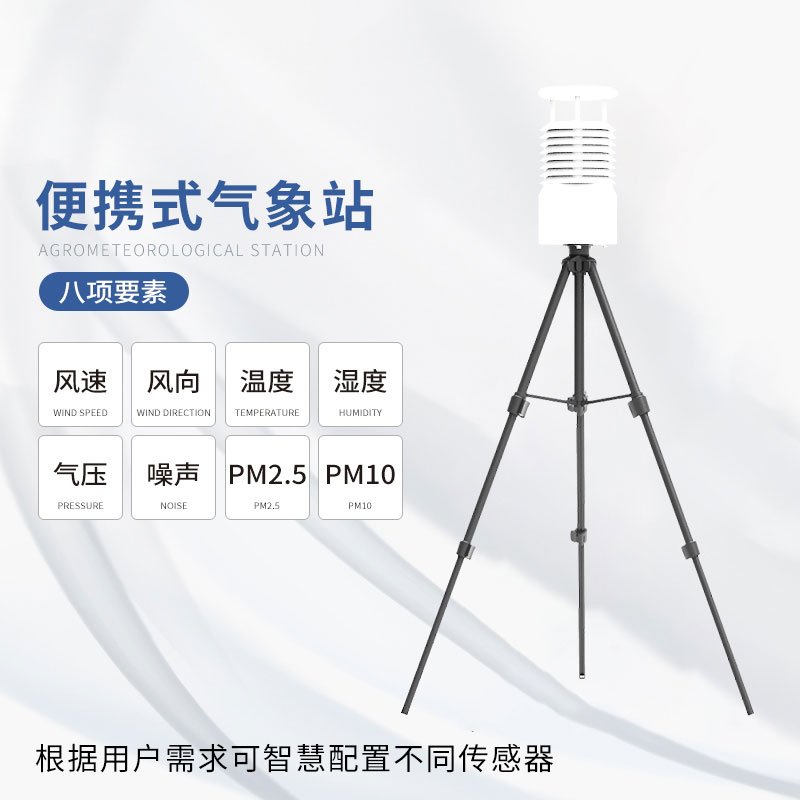 便攜式自動氣象觀測站：應急監測氣象環境
